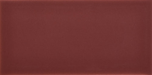 Cursive Oxblood 3x6 Field Tile Glossy