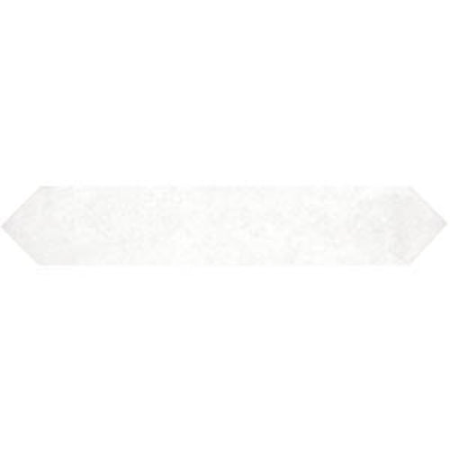 Mestizaje Chateau White 2x9 Crayon Decorative Tile Glossy