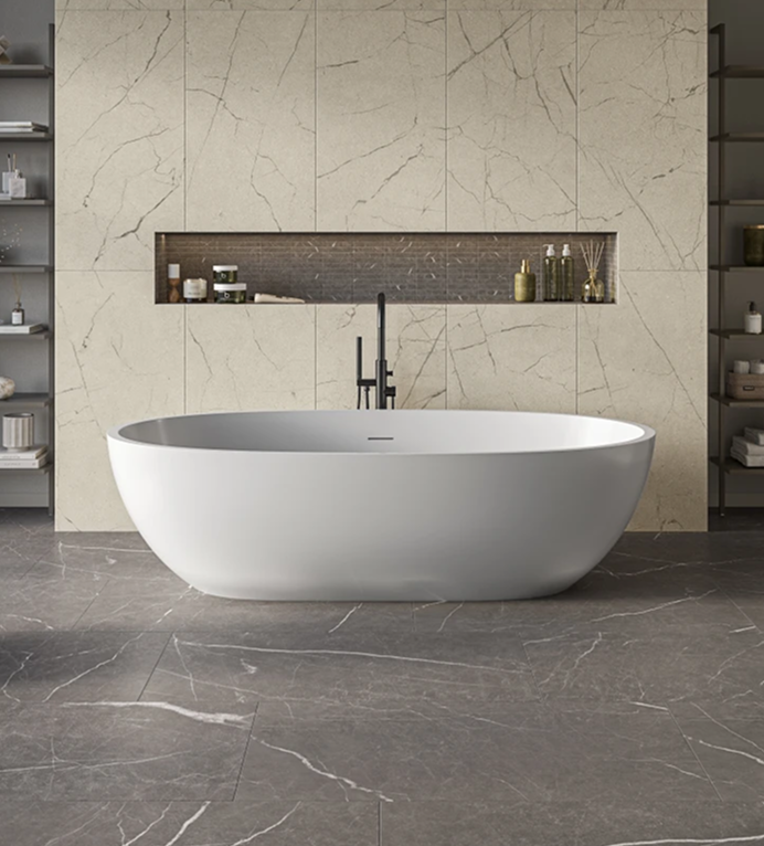 Melange Cream Earth 4x21 Field Tile