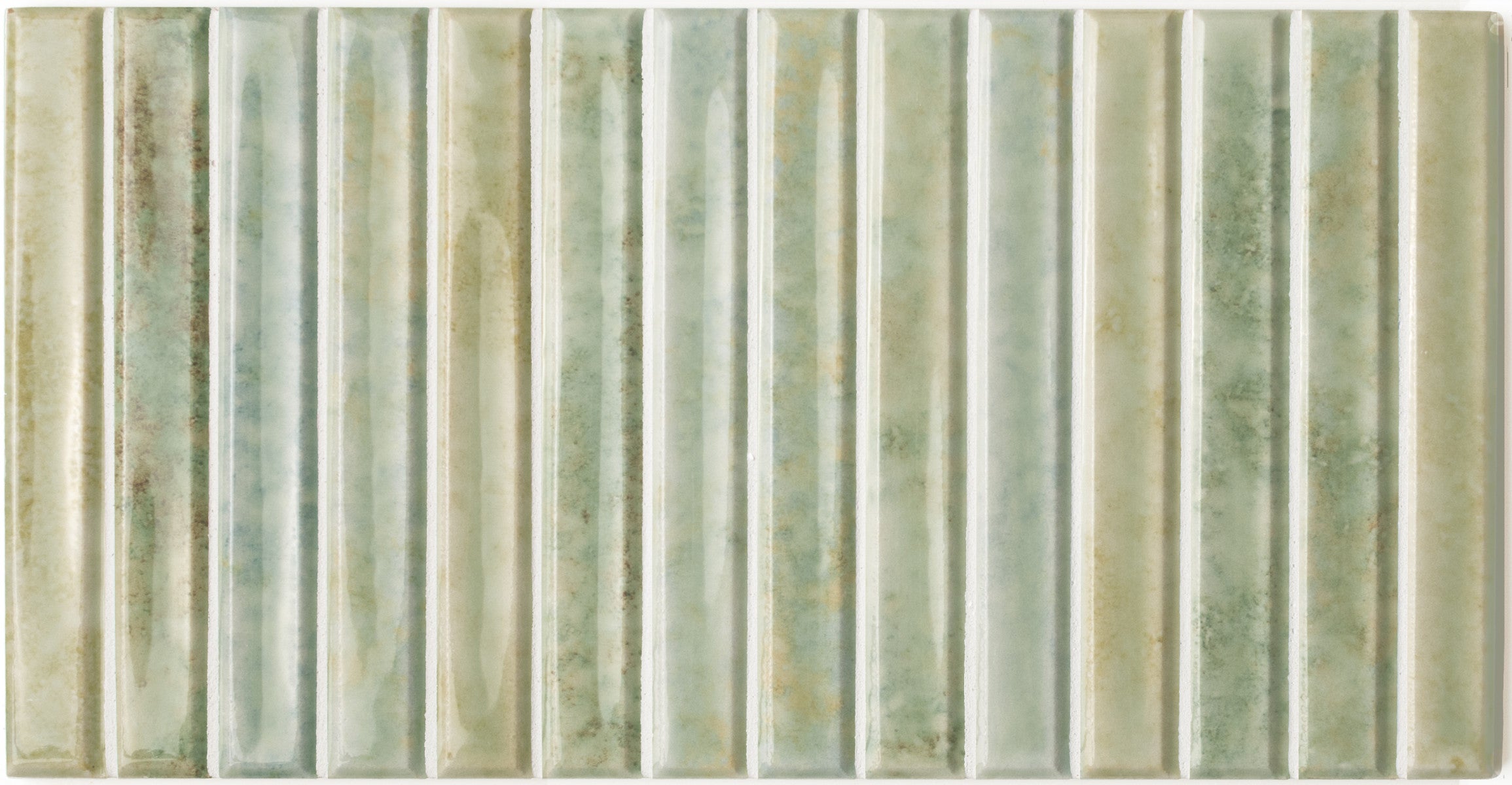 Potters Agave 5x10 Bars Decorative Tile Glossy