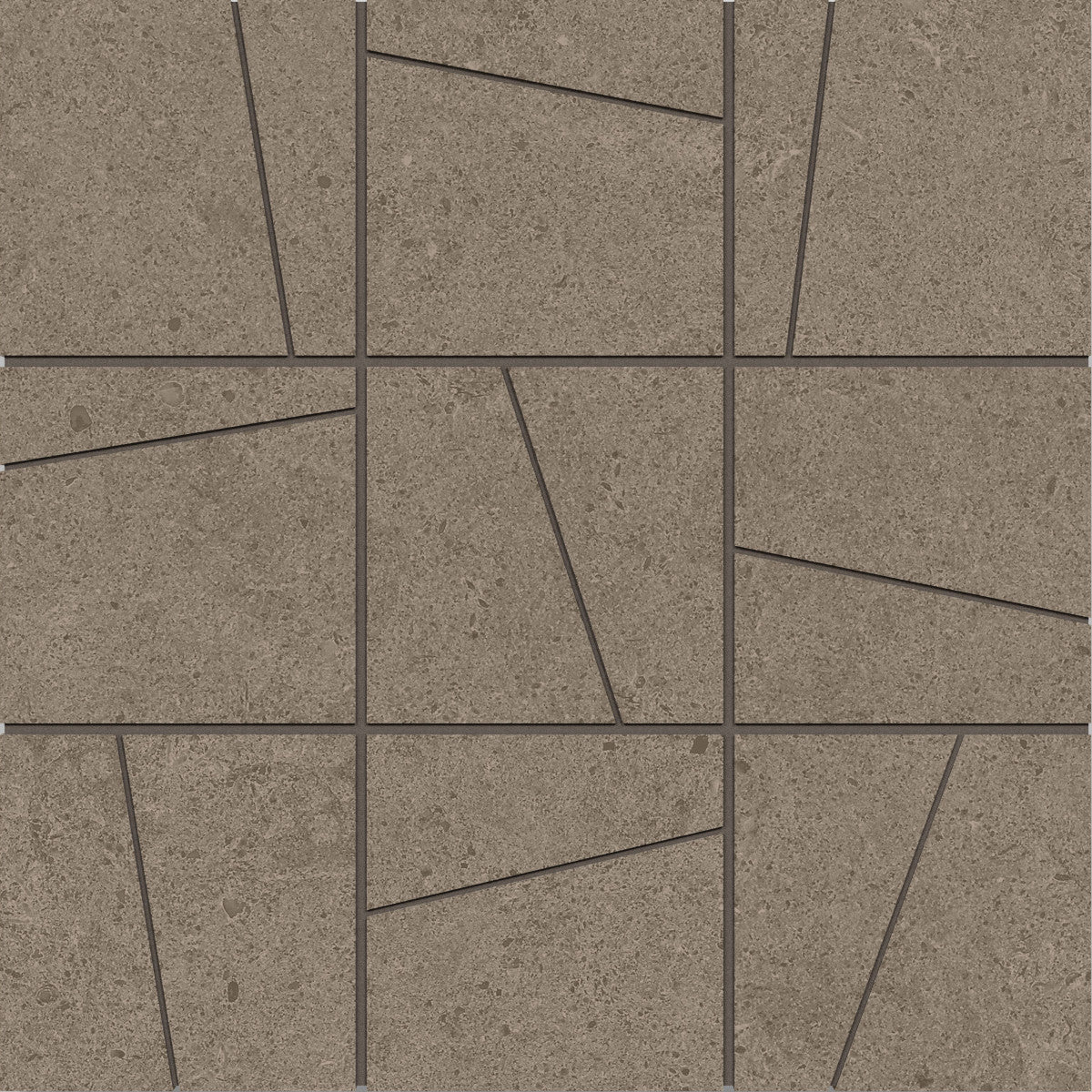 Argent 2.0 Concrete Jungle 4x4 Random Angle Mosaic