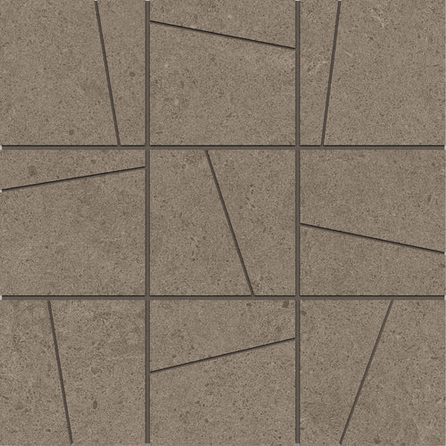 Argent 2.0 Concrete Jungle 4x4 Random Angle Mosaic