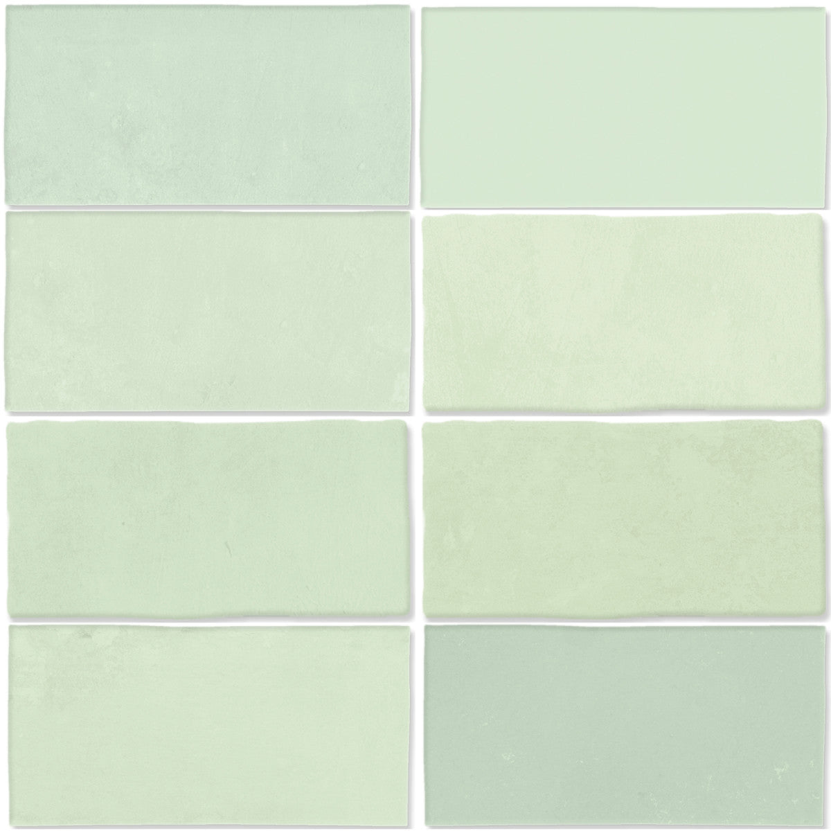 Fez Mint 2x5 Field Tile Matte