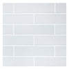 TrueTones Ceramics Hint Of Grey Gloss 2x8 Field Tile Gloss