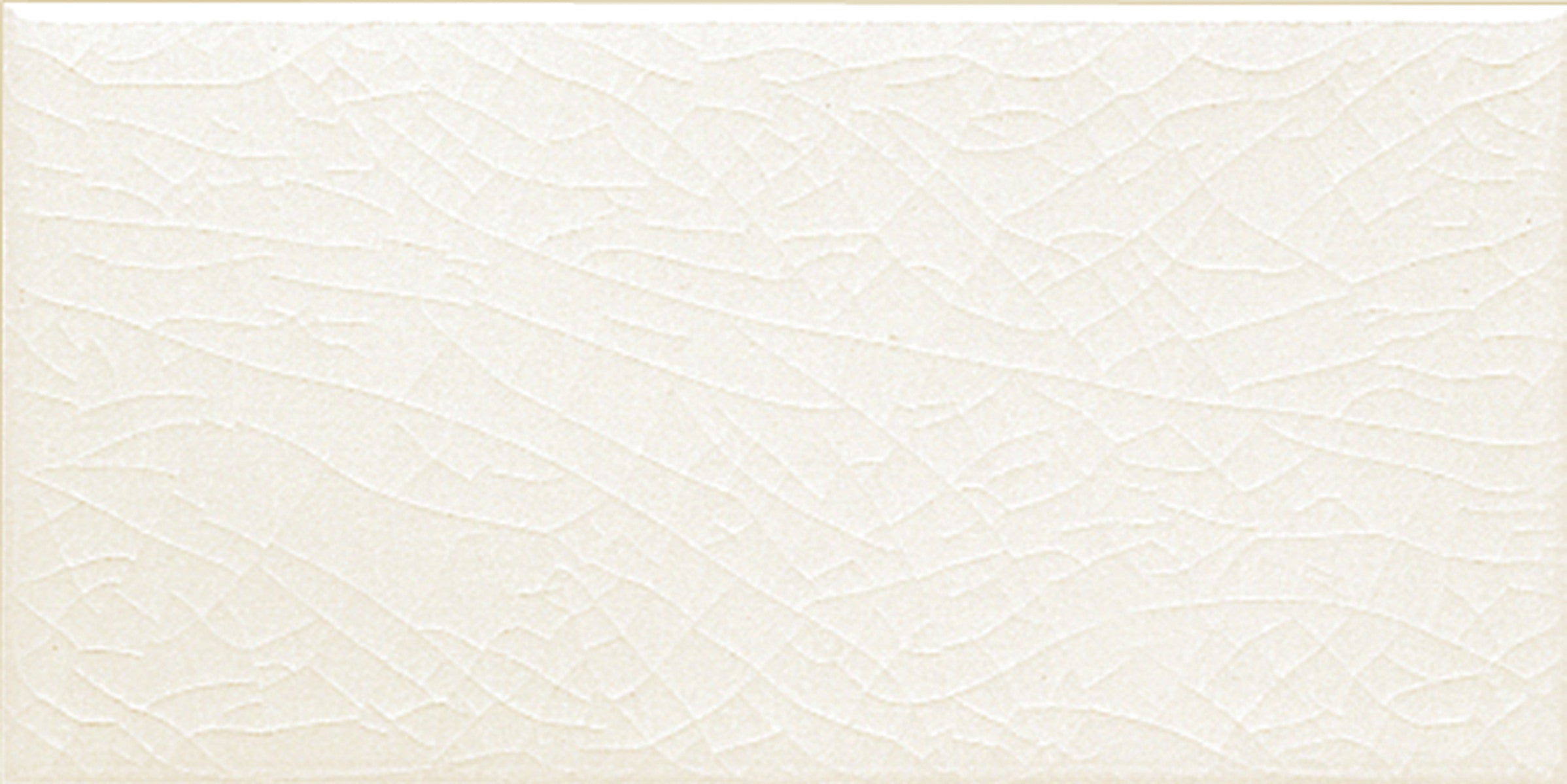 Delray White Caps 3x6 Field Tile Crackle