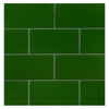 TrueTones Ceramics Lauren Green Crackle 2x8 Field Tile Crackle