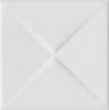 Classics Kho Liang Ie Accent White 4x4 Pattern 3 Decorative Tile Gloss