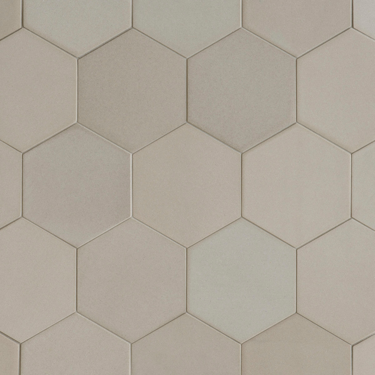 Ellington Cinder 5" Hexagon Honed