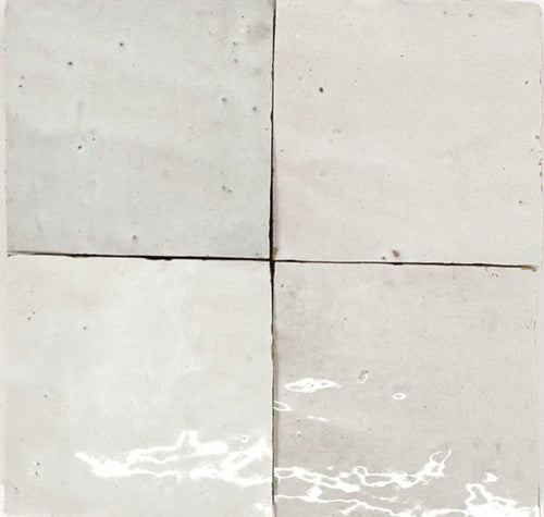 Iris White 4x4 Field Tile Glossy