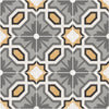 D_Segni Color Honeycomb 8x8 Honeycomb Decorative Tile Matte