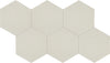 INYO Crema 8" Hexagon Field Tile Satin