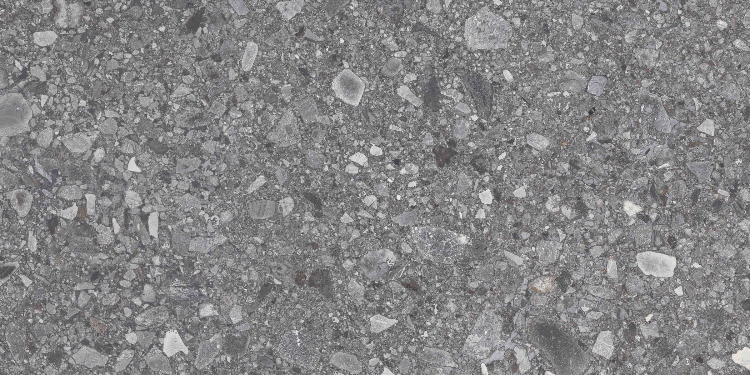 Santiago Dark Gray 3D Hex Mosaic Rectified