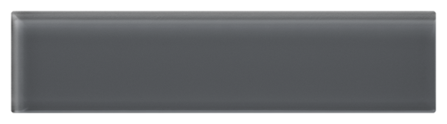 Glass Essentials Graphite 2x8 Field Tile Glossy