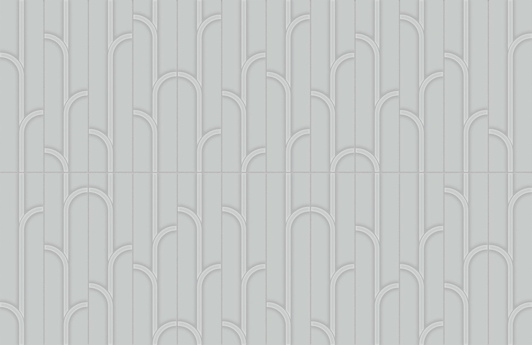 Opal 3D Light Gray 3x12 Vine Decorative Tile Glossy