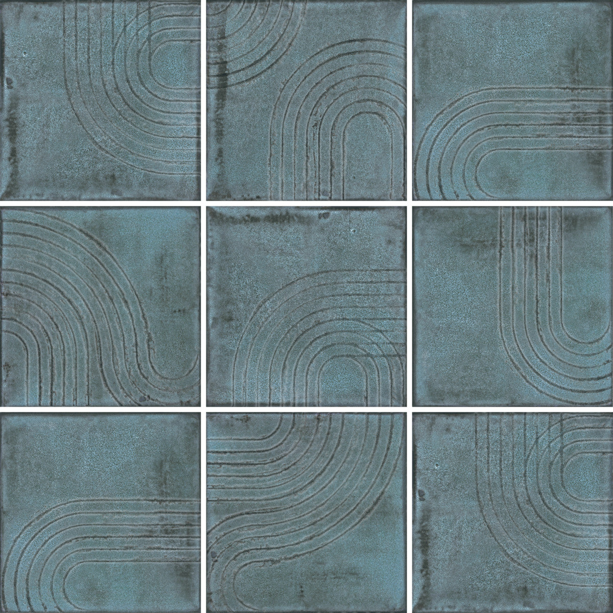 Enso Blue 5x5 Wabi Field Tile Matte
