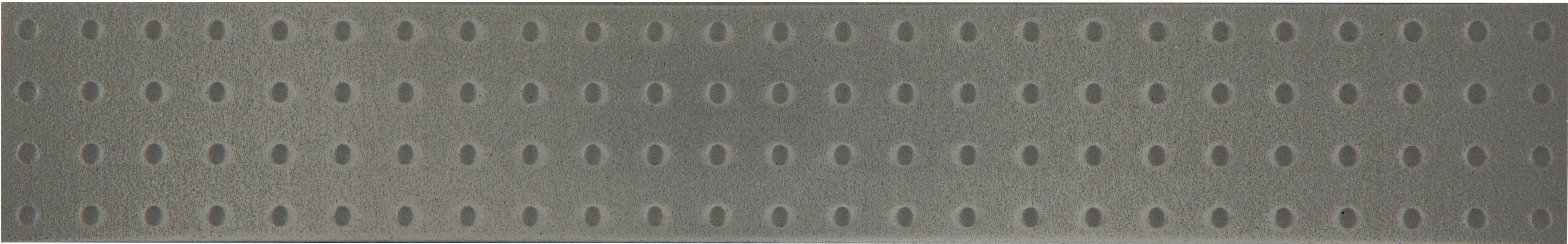 Native Metals White Iron 2x12 Perforated Decorative Tile Satin