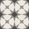 D_Segni Chalk/Midnight/Shadow/Smoke Blend 8x8 Starlit Decorative Tile Matte