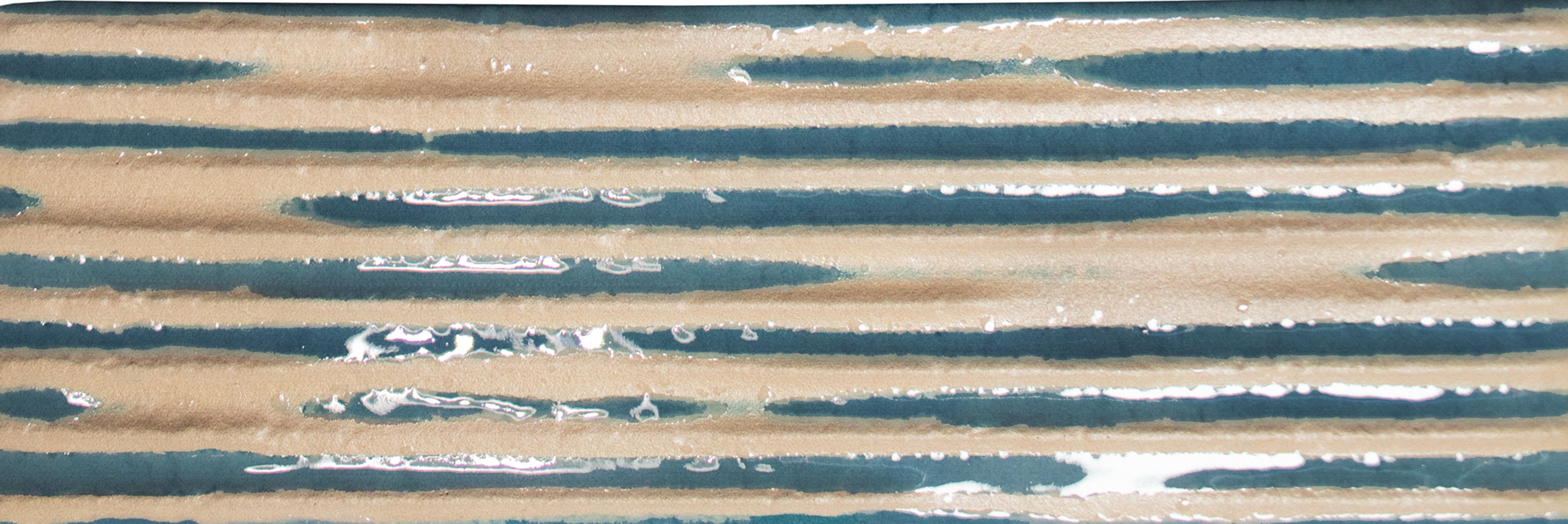 Casablanca Azure 2x6 Comb Decorative Tile Glossy