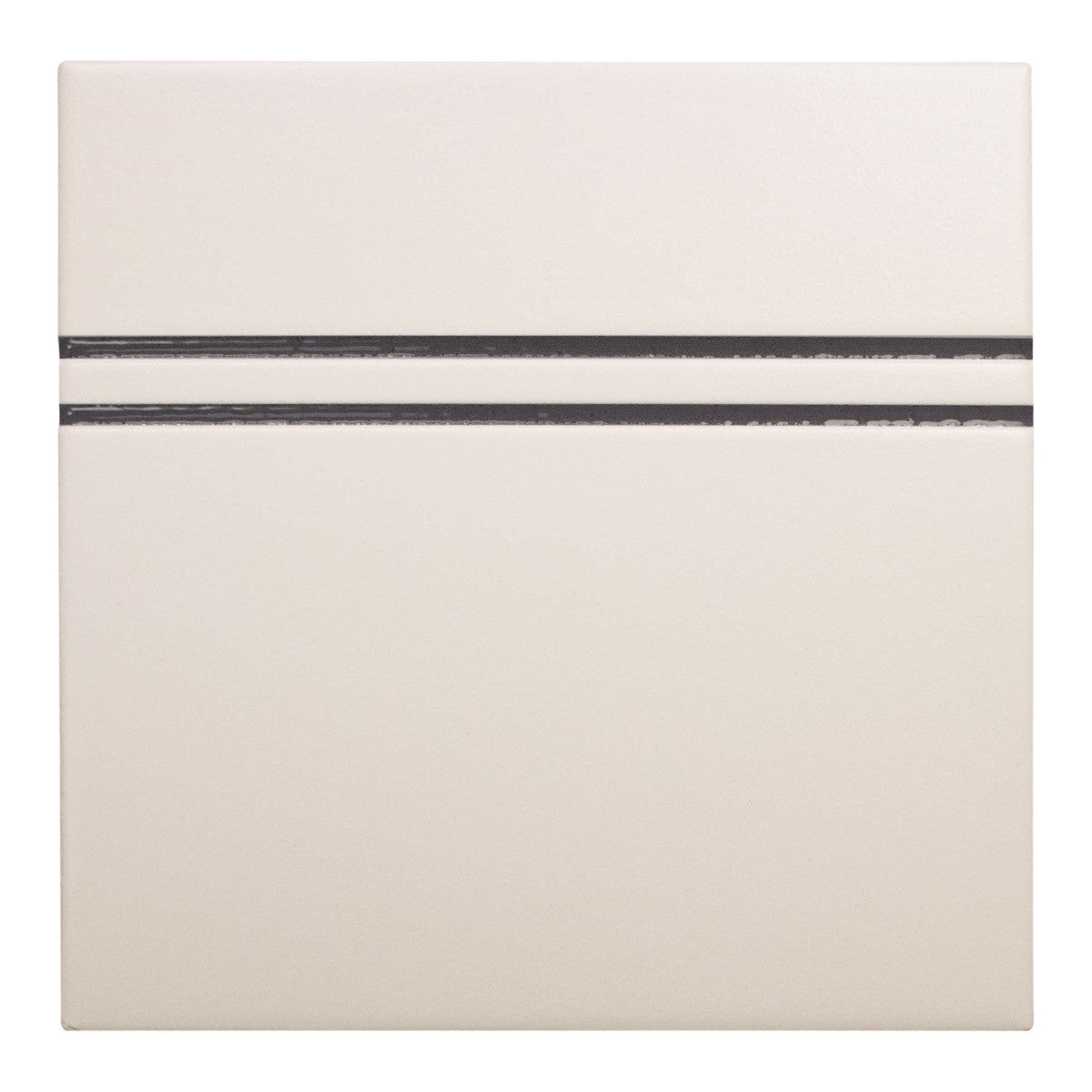 Point and Dash Neutral Titanium 6x6 Dash Decorative Tile