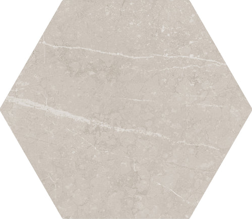 Love Affairs Petra Sand 8x9 Hexagon Field Tile Matte