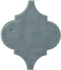 Playscapes Sky 6" Arabesque Wall Tile Glossy