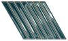 Spike Bars  Peacock 6x10 A Decorative Tile Gloss