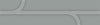 Opal 3D Dark Gray 3x12 Vine Decorative Tile Glossy