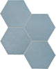 Teramoda Sky 6x7 Hexagon Field Tile Glossy