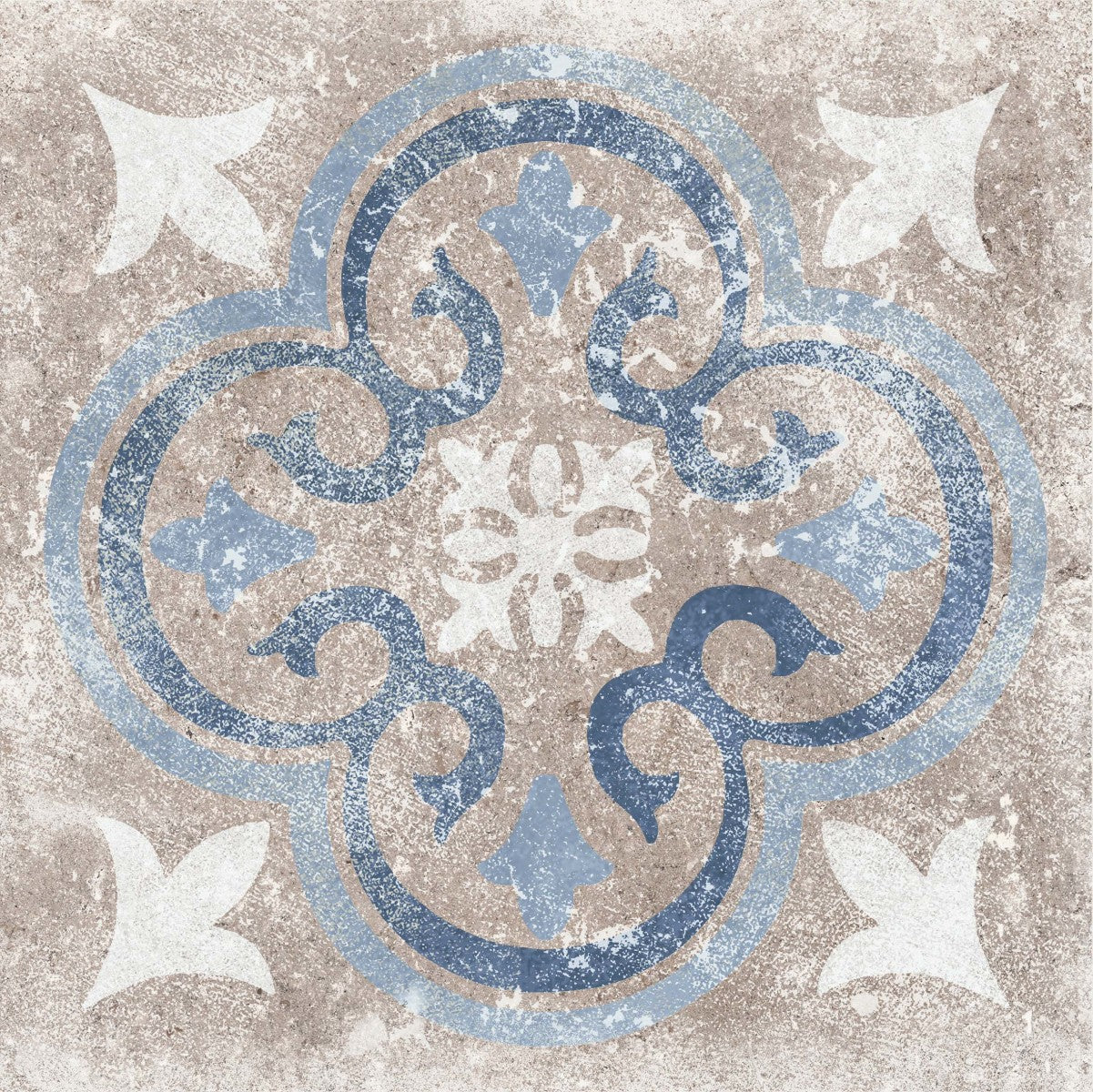 Creativo Siena Blue 12x12 Deco Matte Rectified