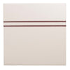 Point and Dash Neutral Burgundy 6x6 Dash Decorative Tile