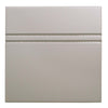 Point and Dash Grey 6x6 Dash Decorative Tile