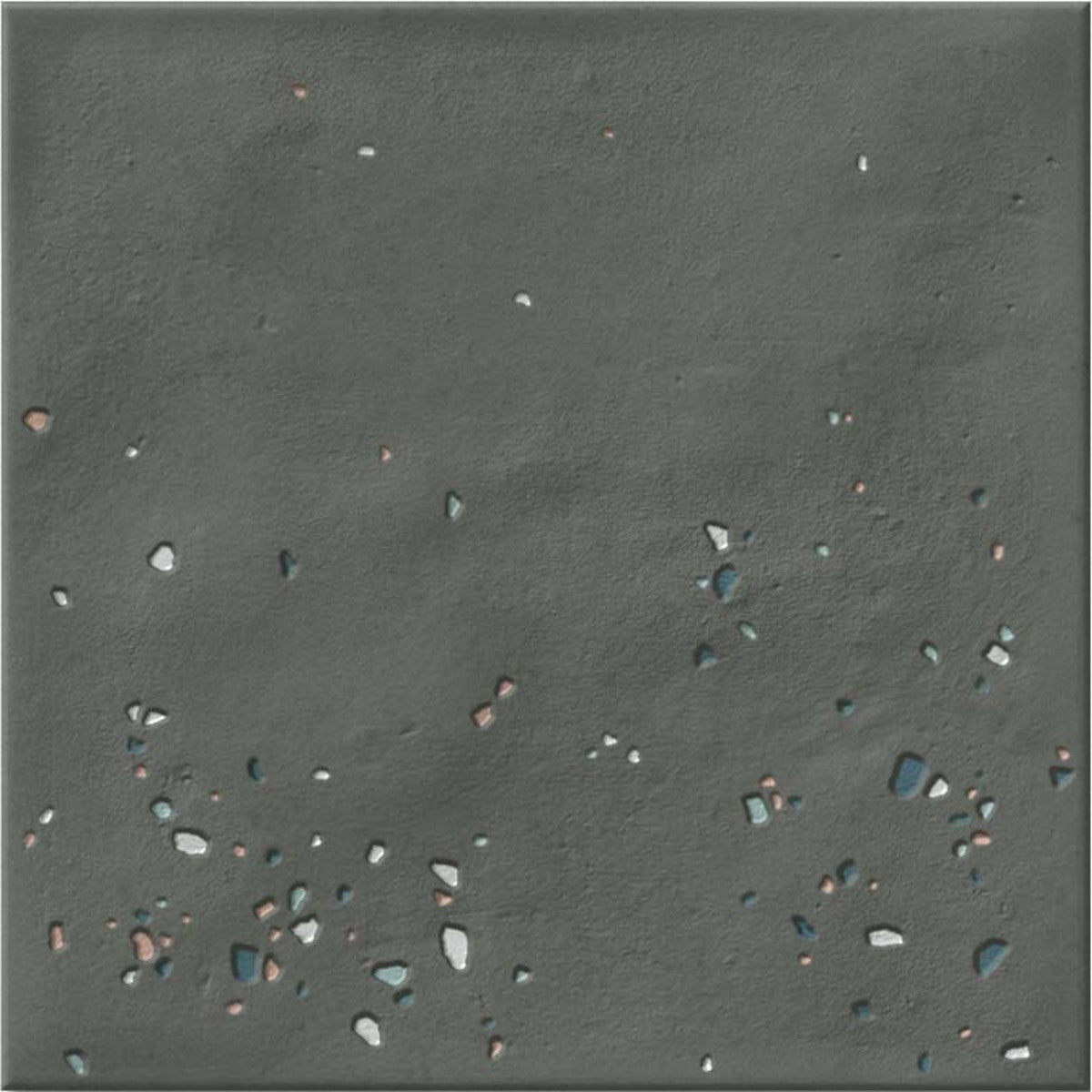 Stardust Nero 6x6 Pebbles Decorative Tile
