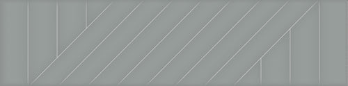 Opal 3D Dark Gray 3x12 Knot Decorative Tile Glossy