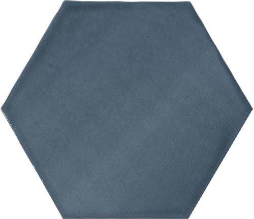 Teramoda Ink 6x7 Hexagon Field Tile Glossy