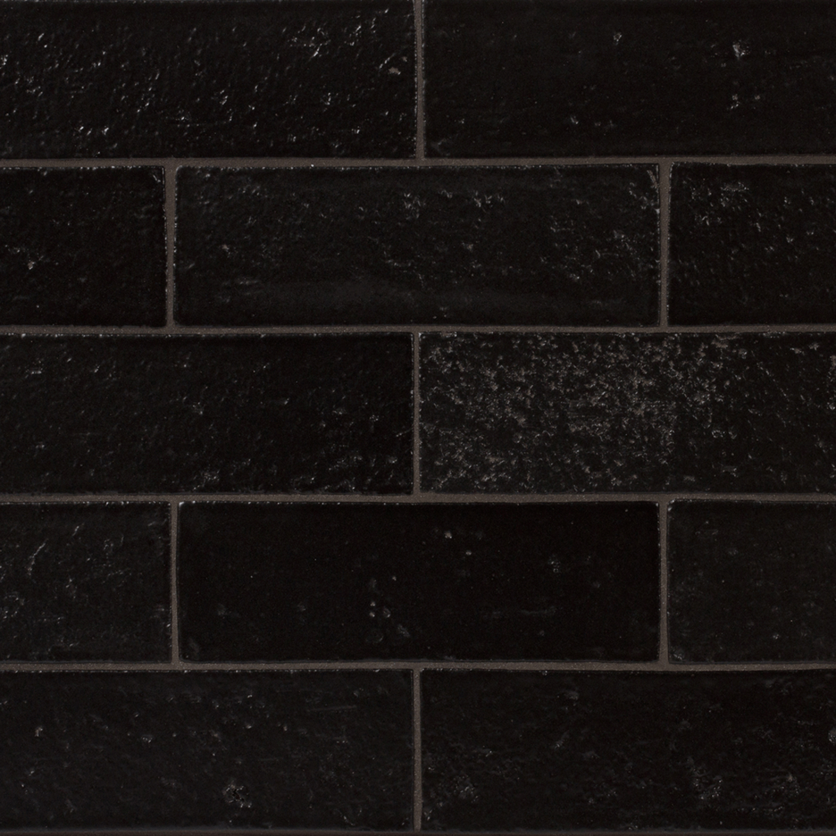 City Bricks Black 3x9 Field Tile Matte