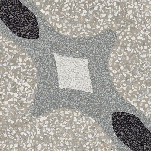 D_Segni Terrazzo Croix 8x8 Croix Decorative Tile Matte