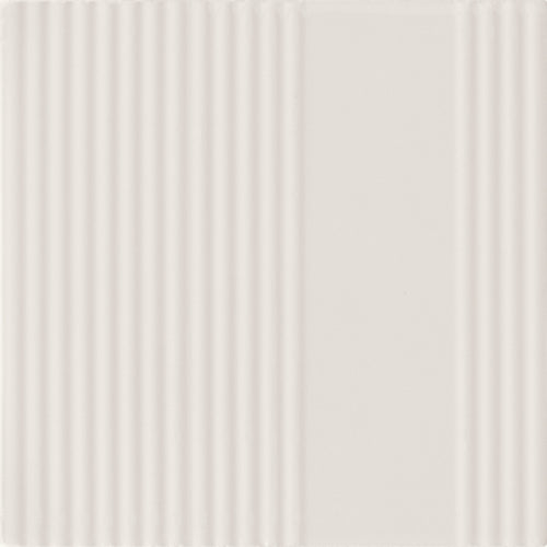Rhyme and Reason Bone 6x6 Square Ripple Field Tile