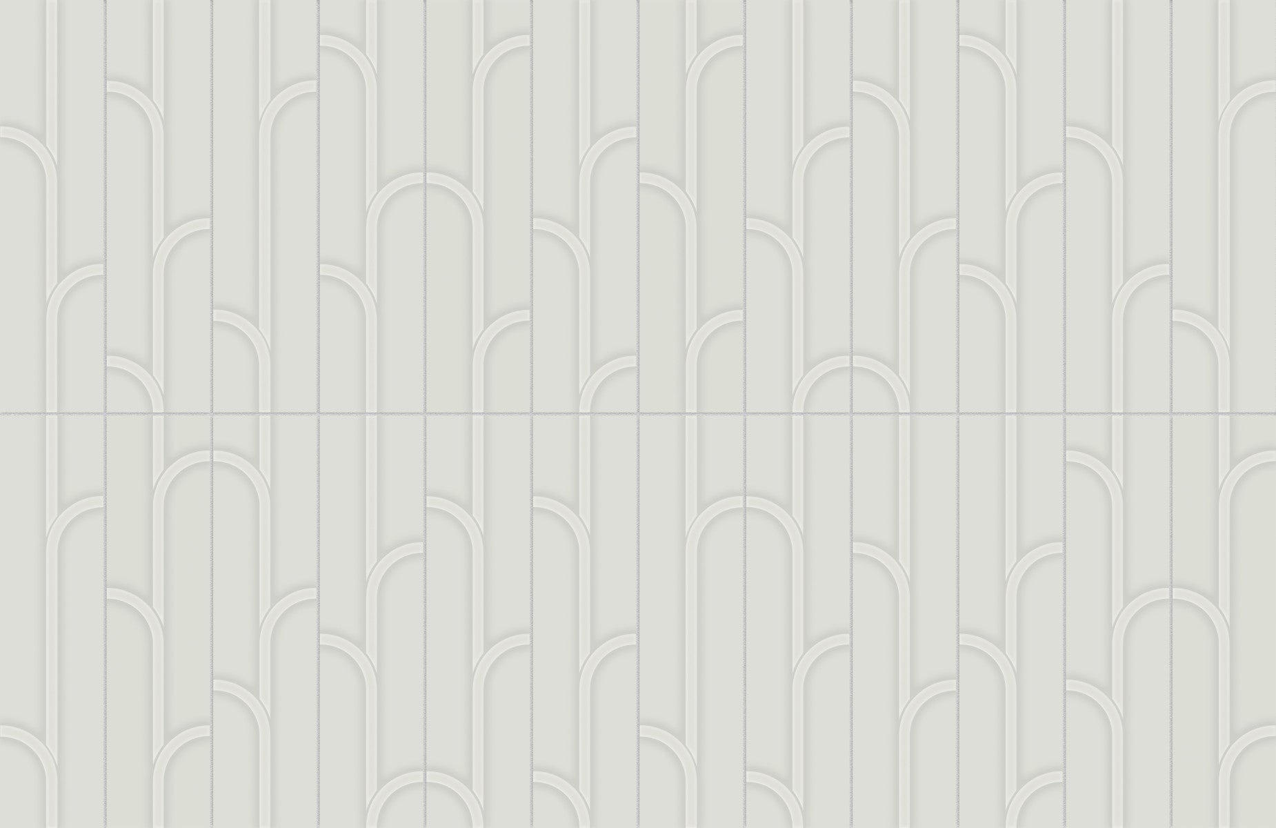 Opal 3D Ivory 3x12 Vine Decorative Tile Glossy