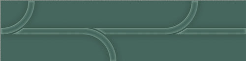 Opal 3D Green 3x12 Vine Decorative Tile Glossy