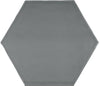 Teramoda Charcoal 6x7 Hexagon Field Tile Glossy