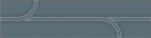 Opal 3D Navy 3x12 Vine Decorative Tile Glossy