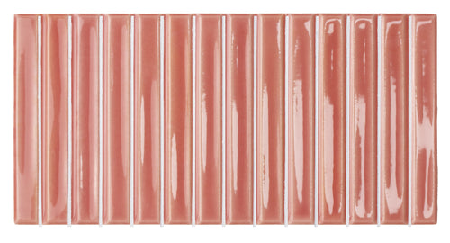 Colour Notes Rosemist 5x10 Bars Decorative Tile Glossy