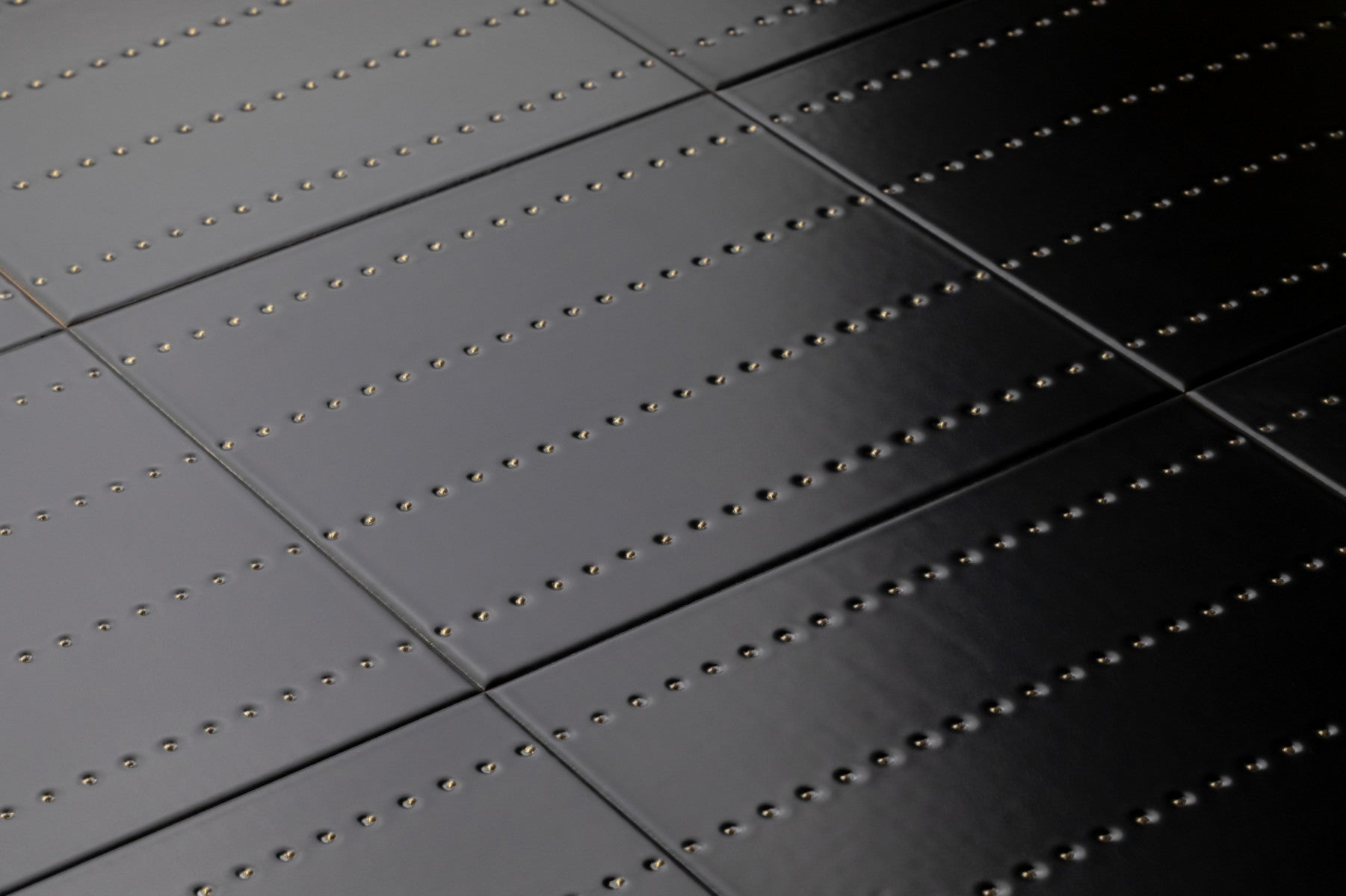 Velvet Black 12x12 Velvet 3 Decorative Tile Rectified