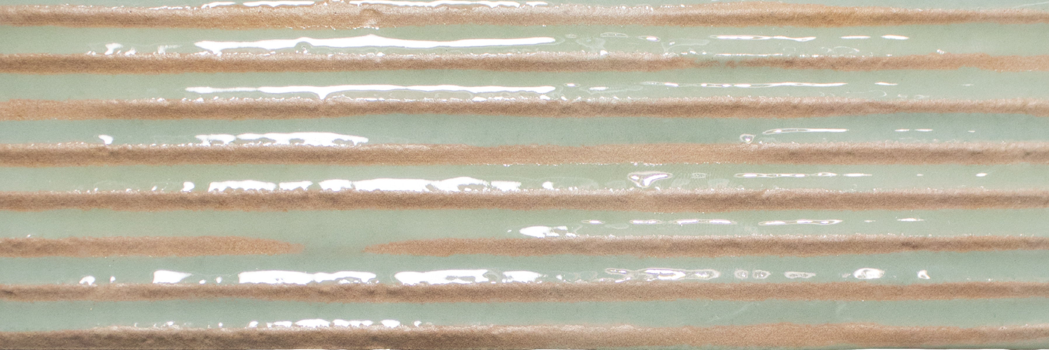 Casablanca Mint 2x6 Comb Decorative Tile Glossy